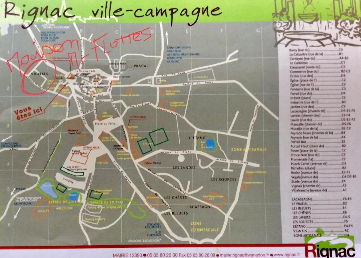 Chambre Independante + Sanitaire Pres Centre Ville Rignac  0*, Rignac (Aveyron)